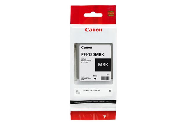 Картридж PFI-120MBK Canon TM-200/ 205/ 300/ 305, 130 мл (О) matte black 2884C001