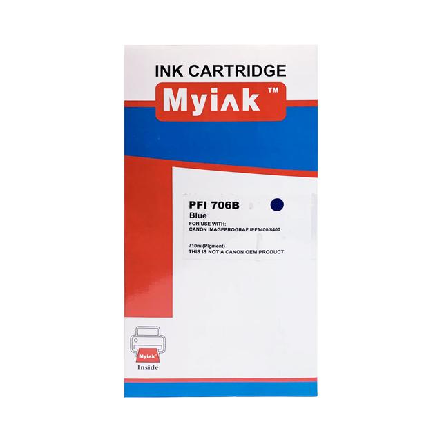 Картридж для CANON PFI-706B IPF 8400/8400S/8400SE/9400/9400S Blue (710 ml) MyInk