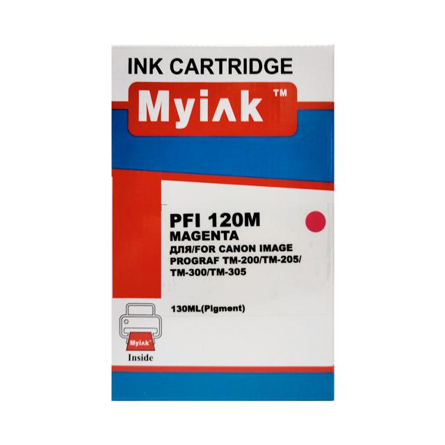 Картридж для CANON  PFI-120M TM-200/205/300/305 Magenta (130ml, Pigment) MyInk