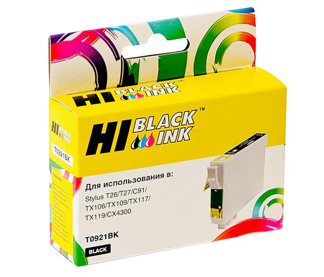 Картридж Hi-Black (HB-T0921) для Epson Stylus C91/ CX4300/ T26/ TX106/ 109, Bk