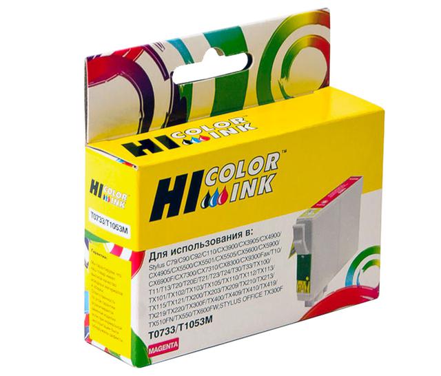 Картридж Hi-Black (HB-T0733) для Epson Stylus C79/ C110/ T40W/ TX200/ 400/ TX600FW, M