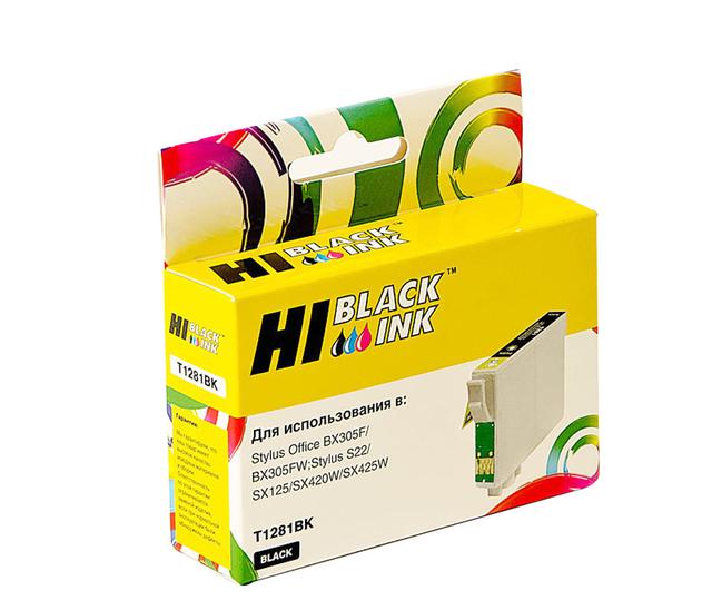 Картридж Hi-Black (HB-T1281) для Epson Stylus S22/ SX125/ SX420W/ SX425W/ BX305F, Bk