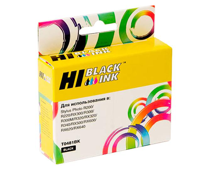 Картридж Hi-Black (HB-T0481) для Epson Stylus Photo R200/ R300/ RX500/ RX600, Bk