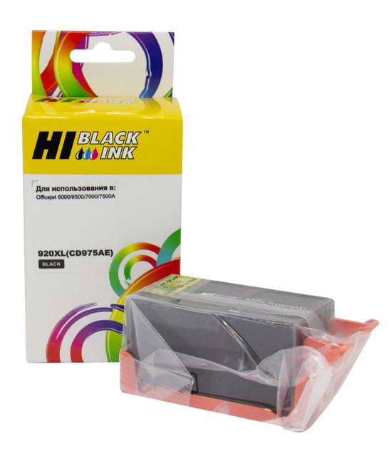 Картридж Hi-Black (HB-CD975AE) для HP Officejet 6000/ 6500/ 7000, №920XL, Bk