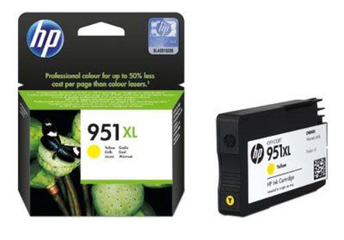 Картридж 951XL для HP Officejet Pro 8100/ 8600,1,5К (O) CN048AE Y Картридж 951XL для HP Officejet Pro 8100/ 8600,1,5К (O) CN048AE Y