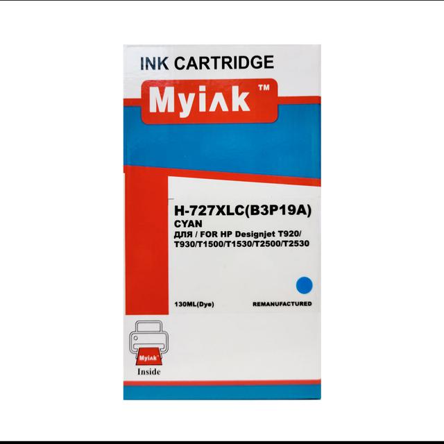 Картридж для (727XL) HP DesignJet T1500/T2500/T920 (B3P19A) Cyan MyInk