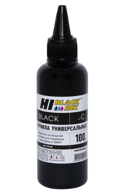 Чернила Hi-Black Универсальные для Canon (Тип C-V1), Bk, 0,1 л.