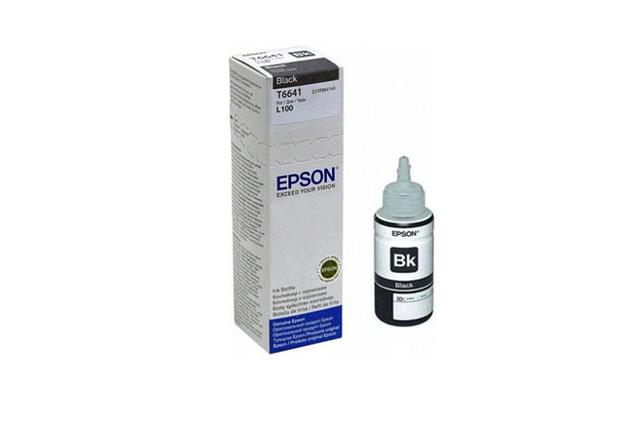 Чернила Epson L100/ 110/ 200/ 210/ 300/ 355/ 550/ 555 (O) C13T66414A/ C13T664198, black, 70ml