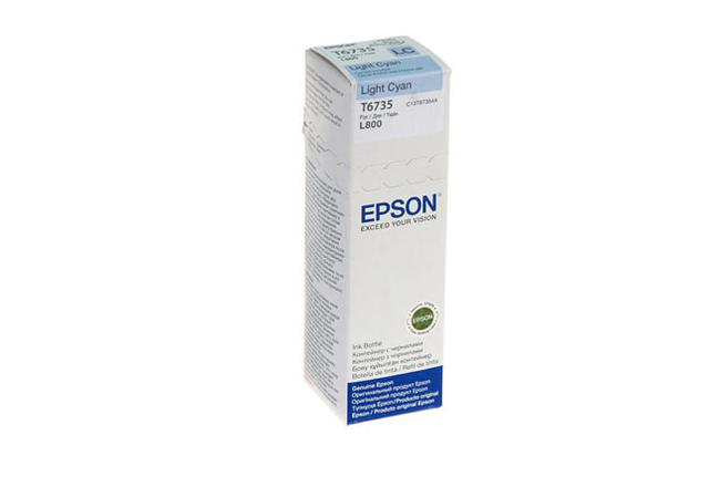 Чернила Epson L800/ L1800/ L810/ L850 (О) C13T67354A/ C13T673598, light cyan, 70ml